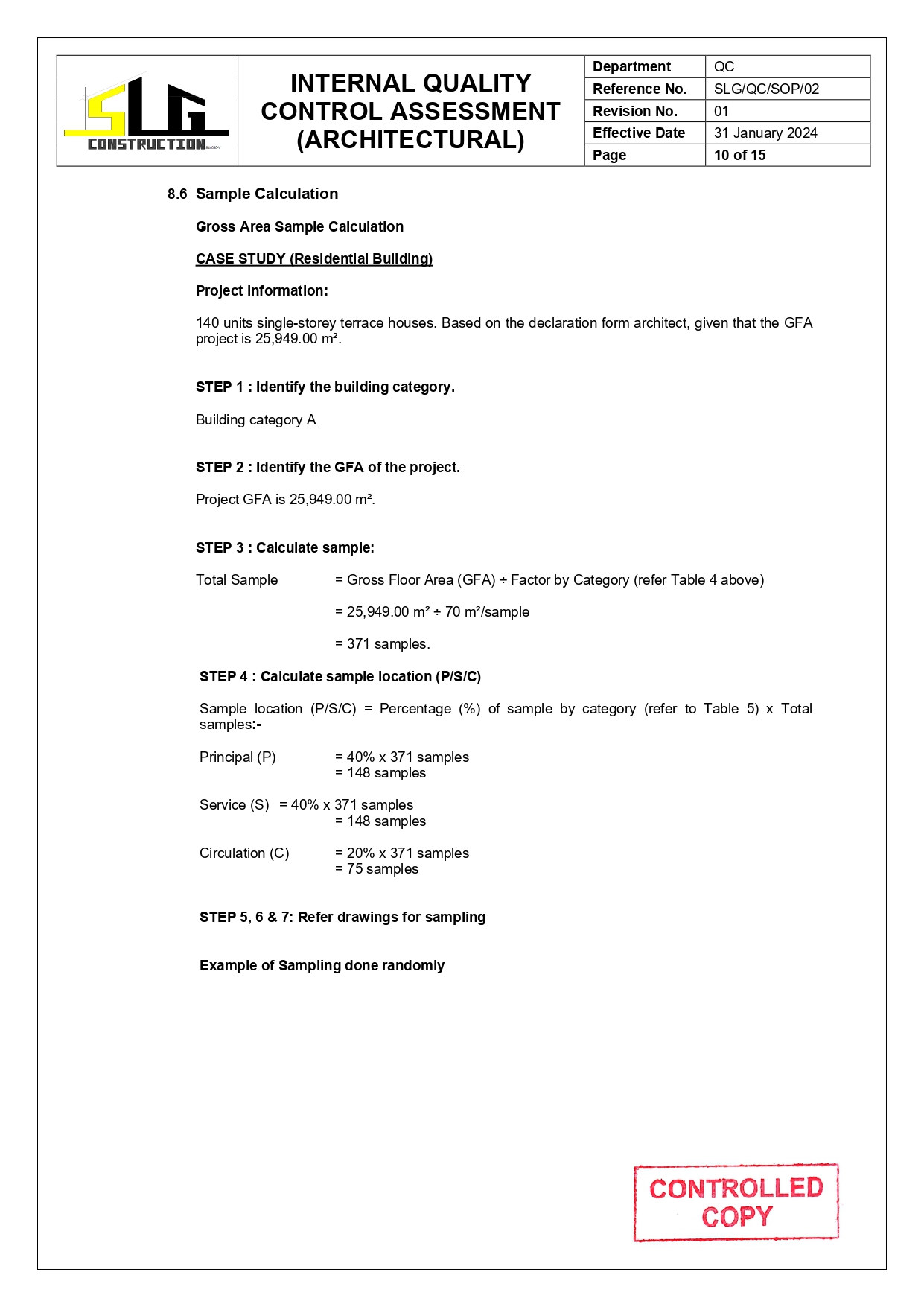 SLG-PRO-SOP Page 11